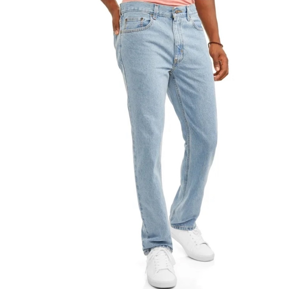 George Men's 100% Cotton Regular Fit Jeans